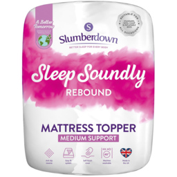 Slumberdown Single Sleep Soundly Rebound Mattress Topper