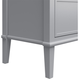 Dorel Franklin 6 Drawer Grey Dresser - thumbnail 4