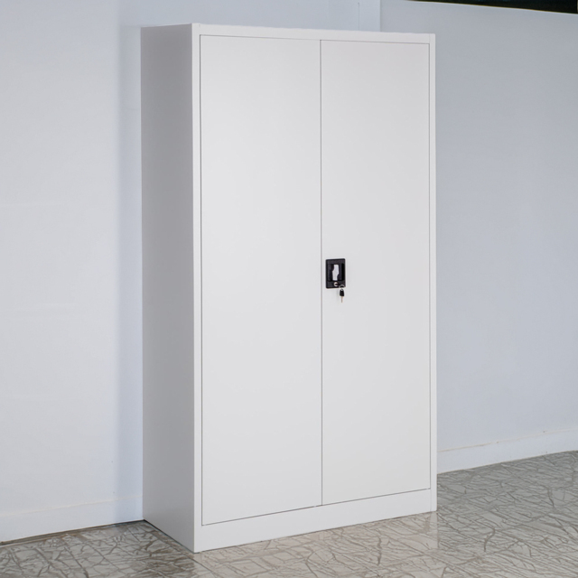 tectake 2 Door 5 Shelf Grey Filing Cabinet Set of 2 - image 1