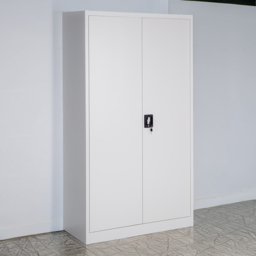 tectake 2 Door 5 Shelf Grey Filing Cabinet Set of 2 - thumbnail 1