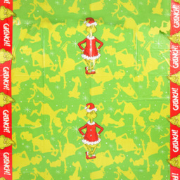 Grinch Reusable Table Cover Green