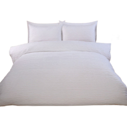 Marina White Super King Size Tufted Duvet Set - thumbnail 2