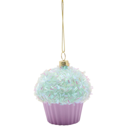 The Seasonal Gift Co Cupcake Hanging Tree Decoration 18cm
