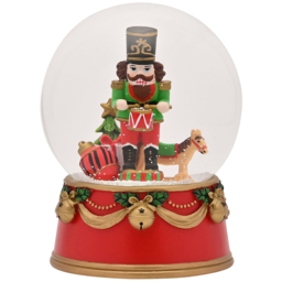 The Christmas Gift Co Musical Nutcracker Snow Globe - thumbnail 1