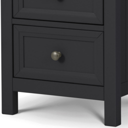 Julian Bowen Maine 5 Drawer Anthracite Tall Chest of Drawers - thumbnail 3