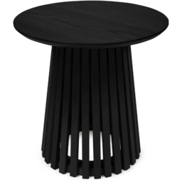 Julian Bowen Ollie Black Round Lamp Table - thumbnail 2