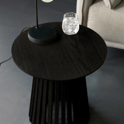 Julian Bowen Ollie Black Round Lamp Table - thumbnail 4
