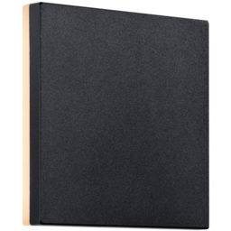 Nordlux Artego Black Square Wall Light - thumbnail 1