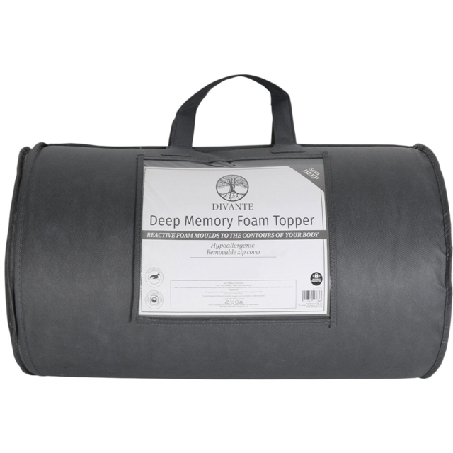 Divante Double Deep Memory Foam Mattress Topper - image 1