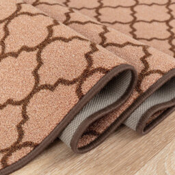Smart Living Trellis Beige and Brown Non-Slip Mat with Gel Backing 67 x 120cm - thumbnail 4