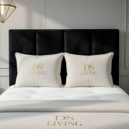 DS Living Harmony Black King Size Plush Velvet Ottoman Bed - thumbnail 3