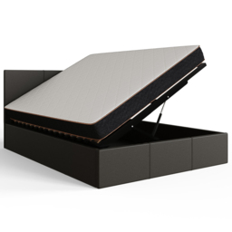 GFW King Grey Side Lift Ottoman Bed - thumbnail 4