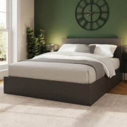 GFW King Grey Side Lift Ottoman Bed - thumbnail 1