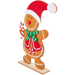Candy Cane Lane Standing Gingerbread Character in Assorted Style - thumbnail 2