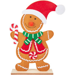 Candy Cane Lane Standing Gingerbread Character in Assorted Style - thumbnail 1
