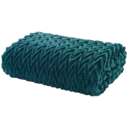 Deyongs Tadcaster Throw Teal 140 x 180cm - thumbnail 1