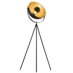 Kennedy Black & Gold Floor Lamp - thumbnail 2