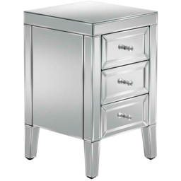 Birlea Valencia 3 Drawer Bedside Table - thumbnail 2