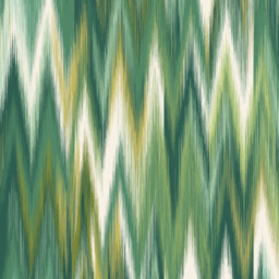 Origin Murals Ikat Zig Zag Green Wall Mural - thumbnail 2