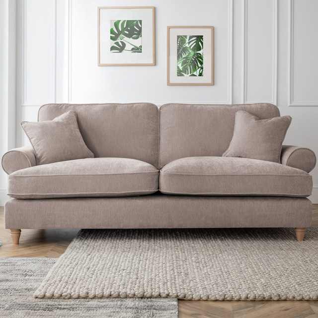 The Victoria 3 Seater Putty Sofa - image 1