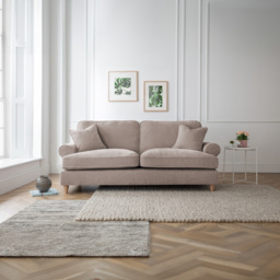 The Victoria 3 Seater Putty Sofa - thumbnail 4
