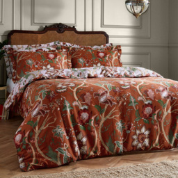 Paoletti Botanist Double Multicolour Sateen Duvet Cover Set