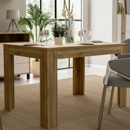 Florence Grafton 6 Seater Oak Extending Dining Table
