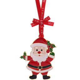 The Seasonal Gift Co Regal Tidings Santa Collectable Christmas Tree Decoration 18cm - thumbnail 1