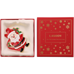 The Seasonal Gift Co Regal Tidings Santa Collectable Christmas Tree Decoration 18cm - thumbnail 2