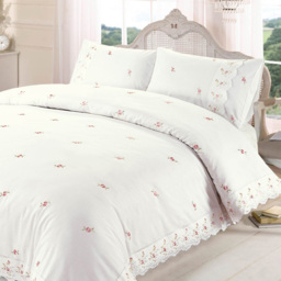 Rapport Home Sophie Double Cream Duvet Set