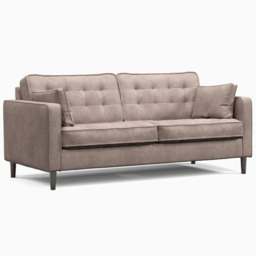 Milo Enjoy Pewter 3 Seater Sofa - thumbnail 2