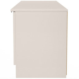 Crowndale Bora 2 Door 2 Drawer Gold Matt Kashmir Wide TV Unit Ready Assembled - thumbnail 3