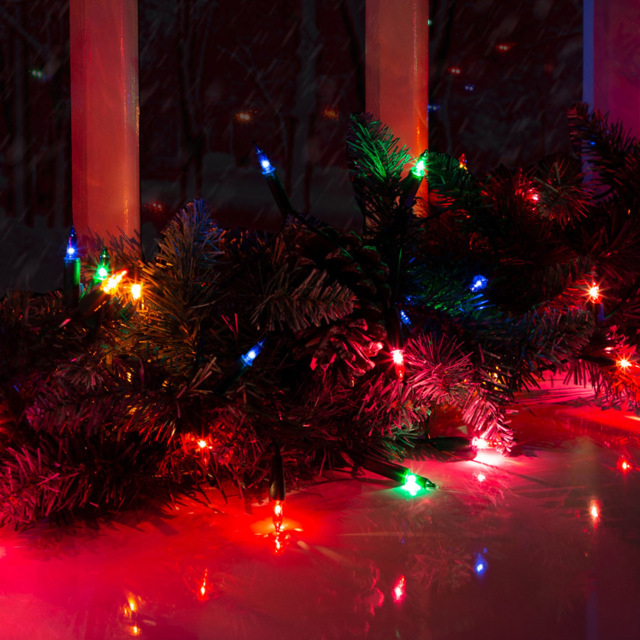The Christmas Workshop 100 Multicolour Shadeless Fairy Light - image 1