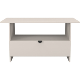 Crowndale Bora Single Drawer Single Shelf Matt Kashmir Coffee Table Ready Assembled - thumbnail 2