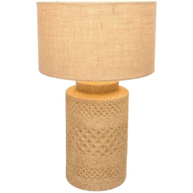 Sand Effect Table Lamp Brown - image 1