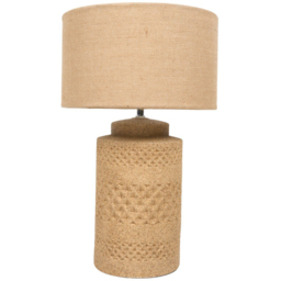 Sand Effect Table Lamp Brown - thumbnail 4