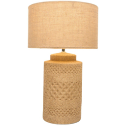 Sand Effect Table Lamp Brown - thumbnail 3