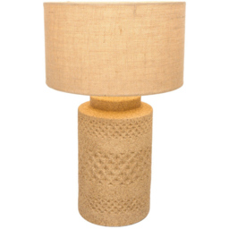 Sand Effect Table Lamp Brown - thumbnail 1