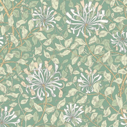 Origin Murals Honeysuckle Green Wall Mural - thumbnail 2