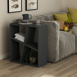 GFW Birtley 4 Shelf Black Bookcase - thumbnail 3