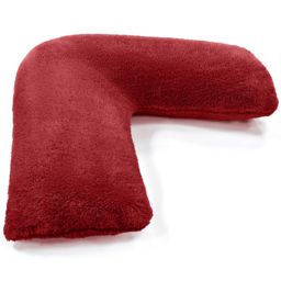 Velosso Red Teddy Fleece V Shape Pillow