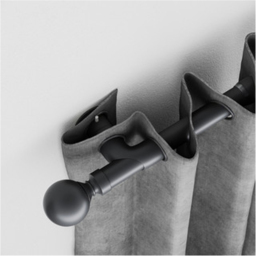 New Edge Blinds Black Room Darkening Curtain Pole Corner Bracket 28mm - thumbnail 2