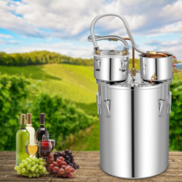 Costway Stainless Steel Water Alcohol Distiller with Build in Thermometer 38L - thumbnail 2
