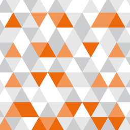 Origin Murals Geometric Orange Wall Mural - thumbnail 2