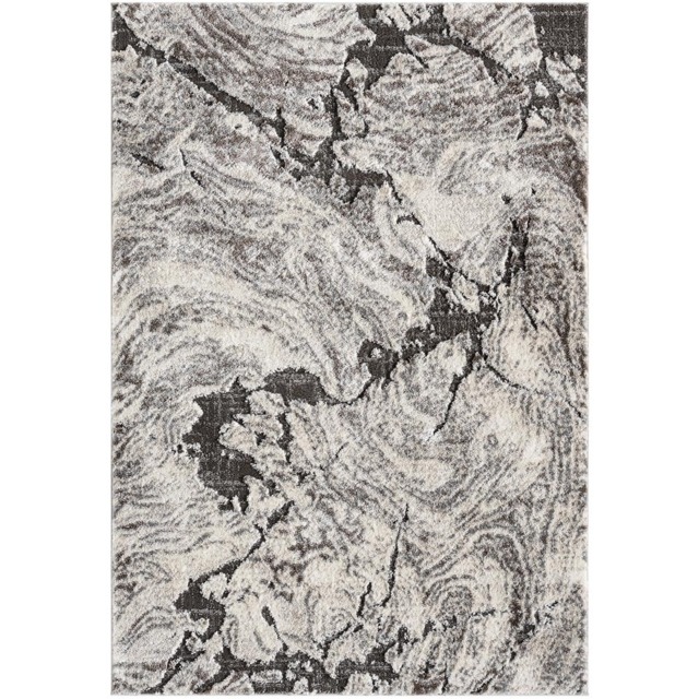 Desire Rugs Eleanor Abstract Embossed Grey Rug 120 x 170cm - image 1
