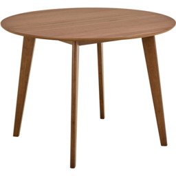 Florence Roxby Walnut 4 Seater 120cm Round Dining Set - thumbnail 2