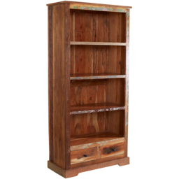Brooklyn Camea 2 Drawer 4 Shelf Wooden Bookcase - thumbnail 2