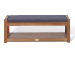 Rowlinson Factory Stain Finish Occasional Bench with Cushion - thumbnail 3