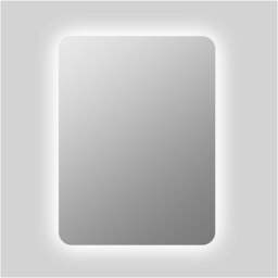 Bathstore Rectangular Rotatable Curved Edge Backlit LED Bathroom Mirror 70 x 50cm - thumbnail 3