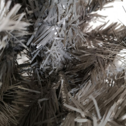 Premier 7.5ft Silver Wrapped PVC Branches Indoor Christmas Tree Arch - thumbnail 4